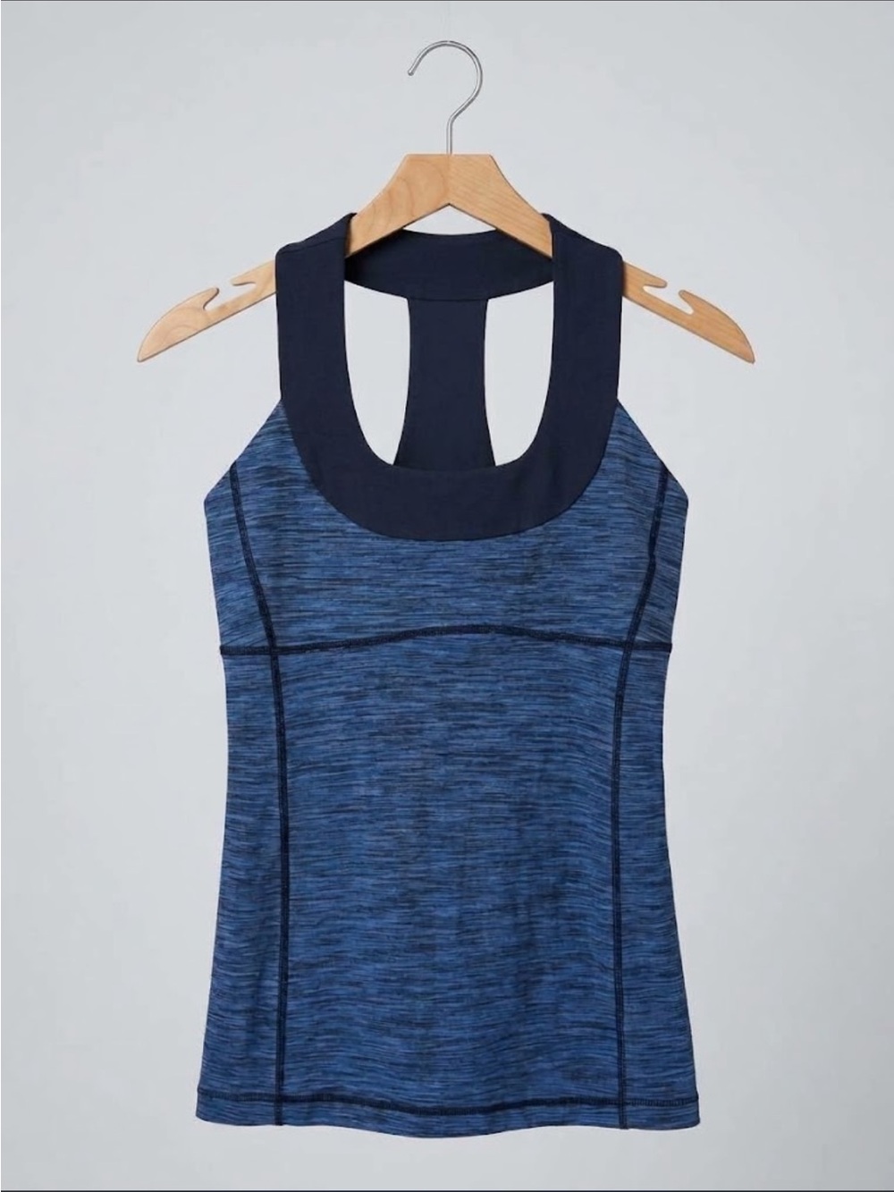 Lululemon Scoop Neck Tank *Luon in the "Wee Are From Space Cadet Blue